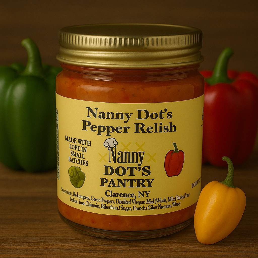 Nanny Dots Pepper Relish