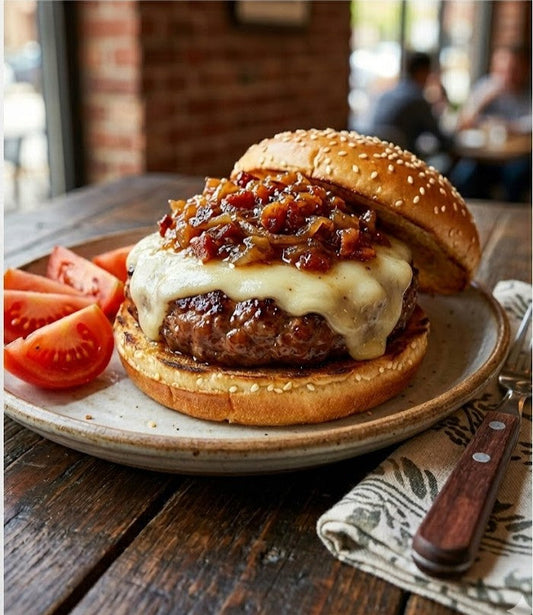 The Ultimate Bacon Jam Burger