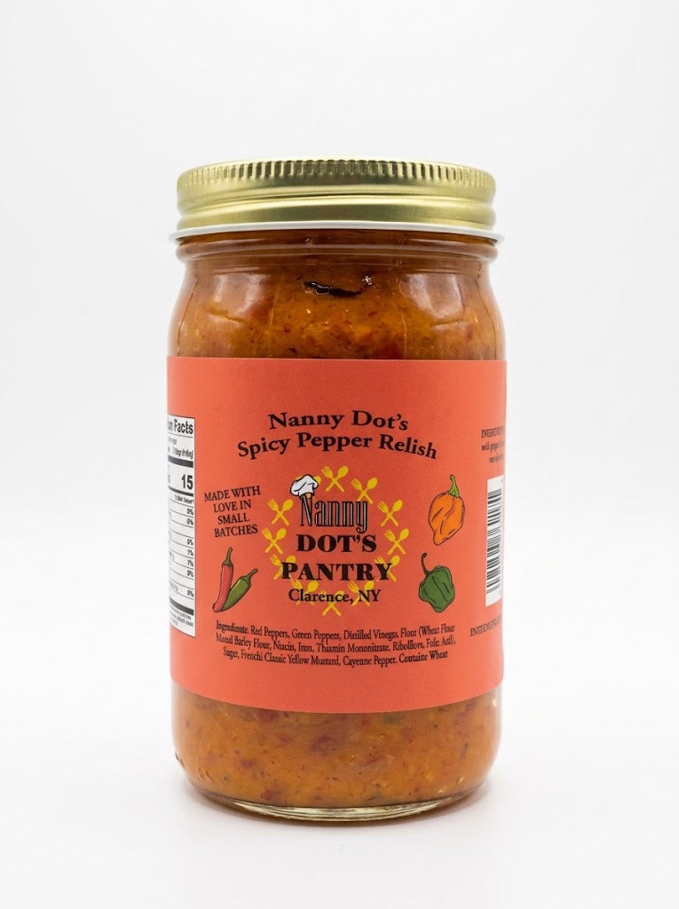 Nanny Dots Spicy Pepper Relish