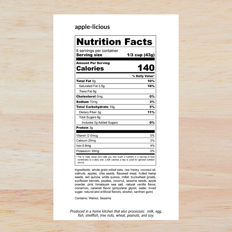 So Good Granola – Apple-licious