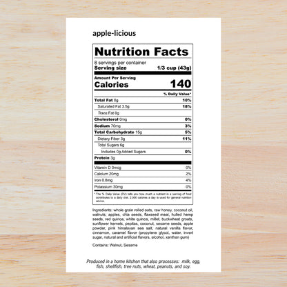 So Good Granola – Apple-licious
