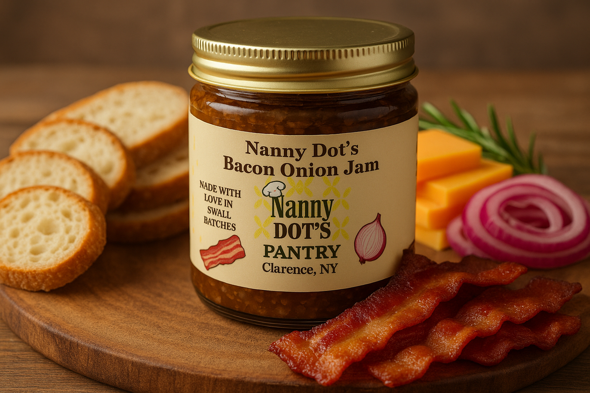 Bacon Onion Jam | Gourmet Bacon Spread | Nanny Dots – Dots Pantry