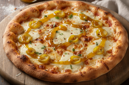 banana pepper jam on pizza