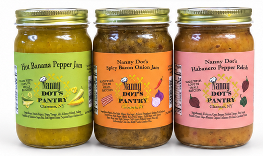 Hot & Sweet Condiment Trio