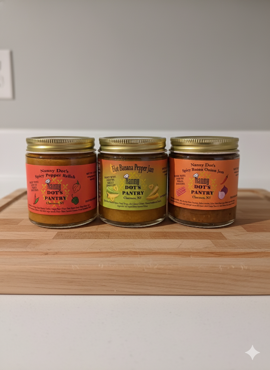 Hot & Sweet Condiment Trio