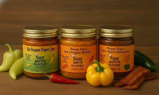 Hot & Sweet Condiment Trio