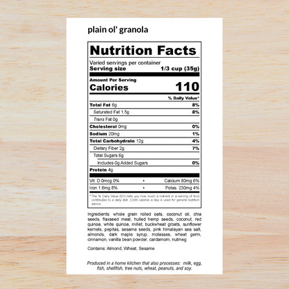 So Good Granola – Pain ol'Granola