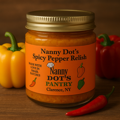 Nanny Dots Spicy Pepper Relish