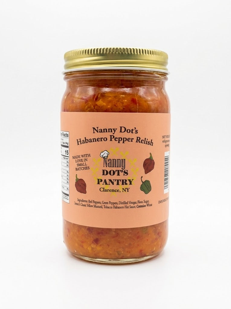 Nanny Dots Habanero Pepper Relish